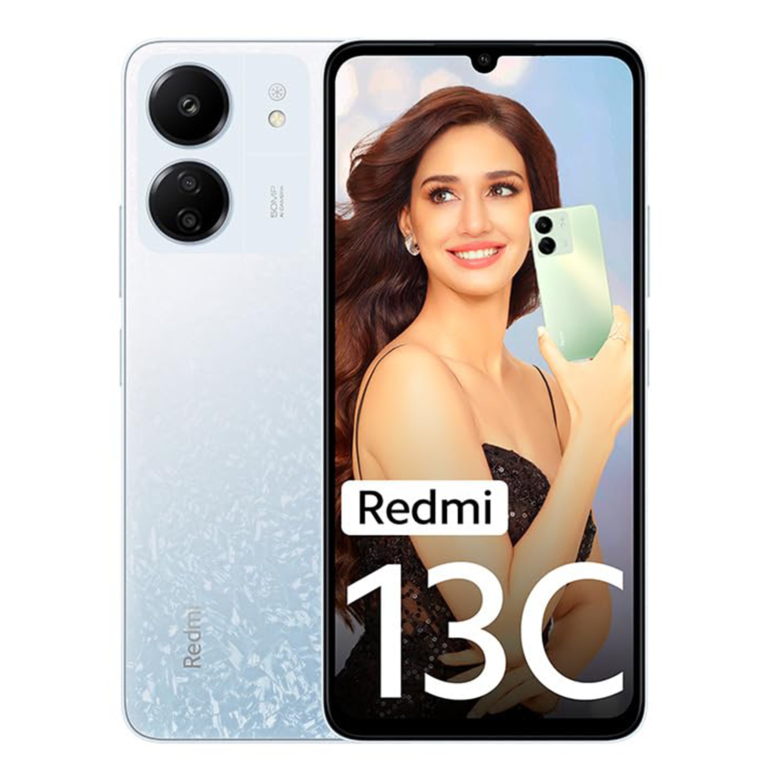 redmi Redmi 13C  6GB RAM, 128GB Storage | Powered by 4G MediaTek Helio G85 | 90Hz Display | 50MP AI Triple Camera (Starfrost White)