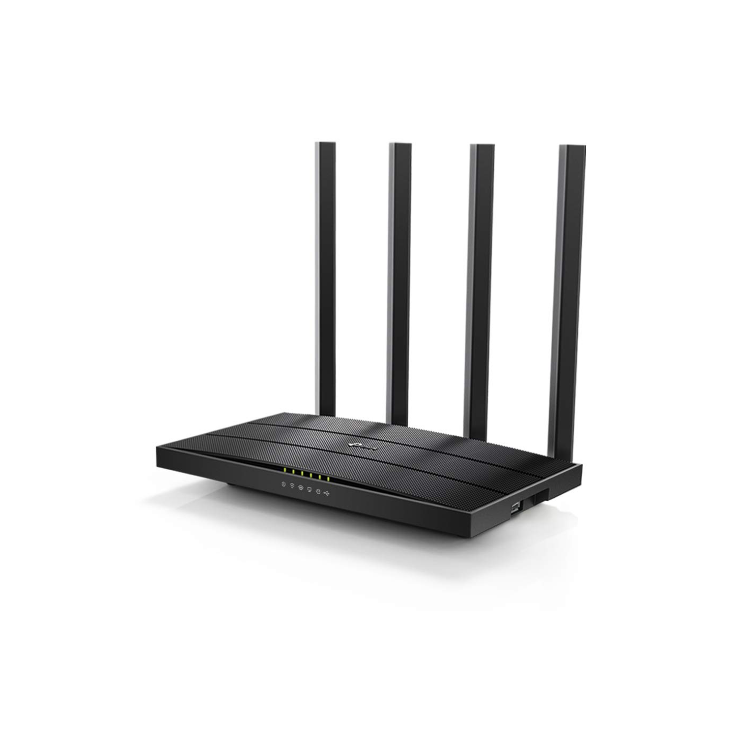 tp-link TP-Link Archer AC1200  C6 Wi-Fi Speed Up to 867 Mbps/5 GHz + 400Mbps/2.4 GHz, 5 Gigabit Ports, 4 External Antennas, MU-MIMO, Dual Band, WiFi Coverage with Access Point Mode (Black)