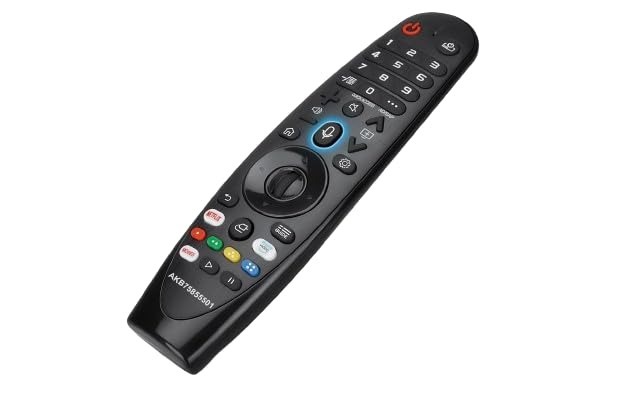 LG Compatible Voice Magic Remote AKB75855501 For LG An-Mr20Ga,An-Mr19Ba,An-Mr18Ba,An-Mr650A Smart Tv Magic Remote With Voice, Pointer & Scroll All 3 Functions
