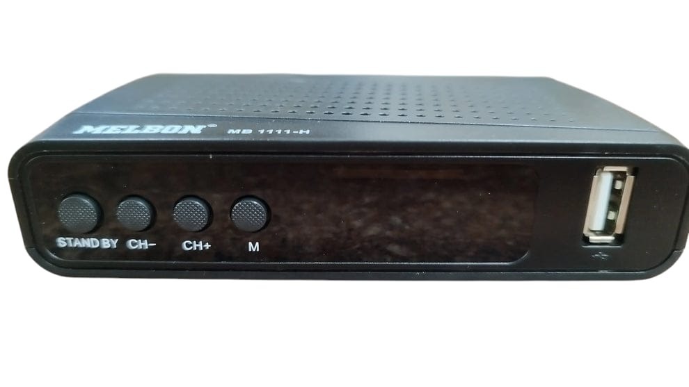MELBON MB 1111-HD Digital HD Set Top Box Free Dish Unlimited Entertainment | Free to Air | Full HD 1080P | HDMI Connectivity | 5000 Channels | (Black)     