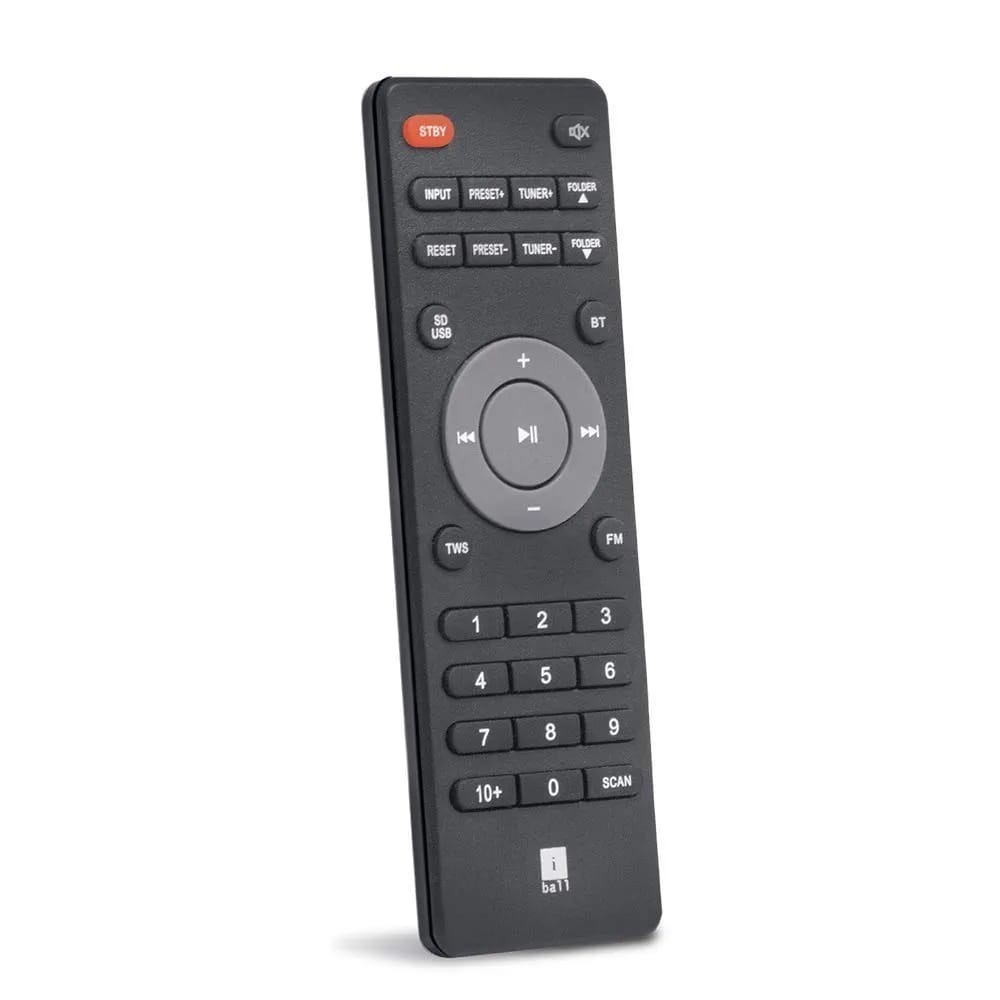 VEV i-Ball Karaoke Booster Tower Speaker Remote Compatible With i-Ball Karaoke Booster Tower Speaker (BLACK)