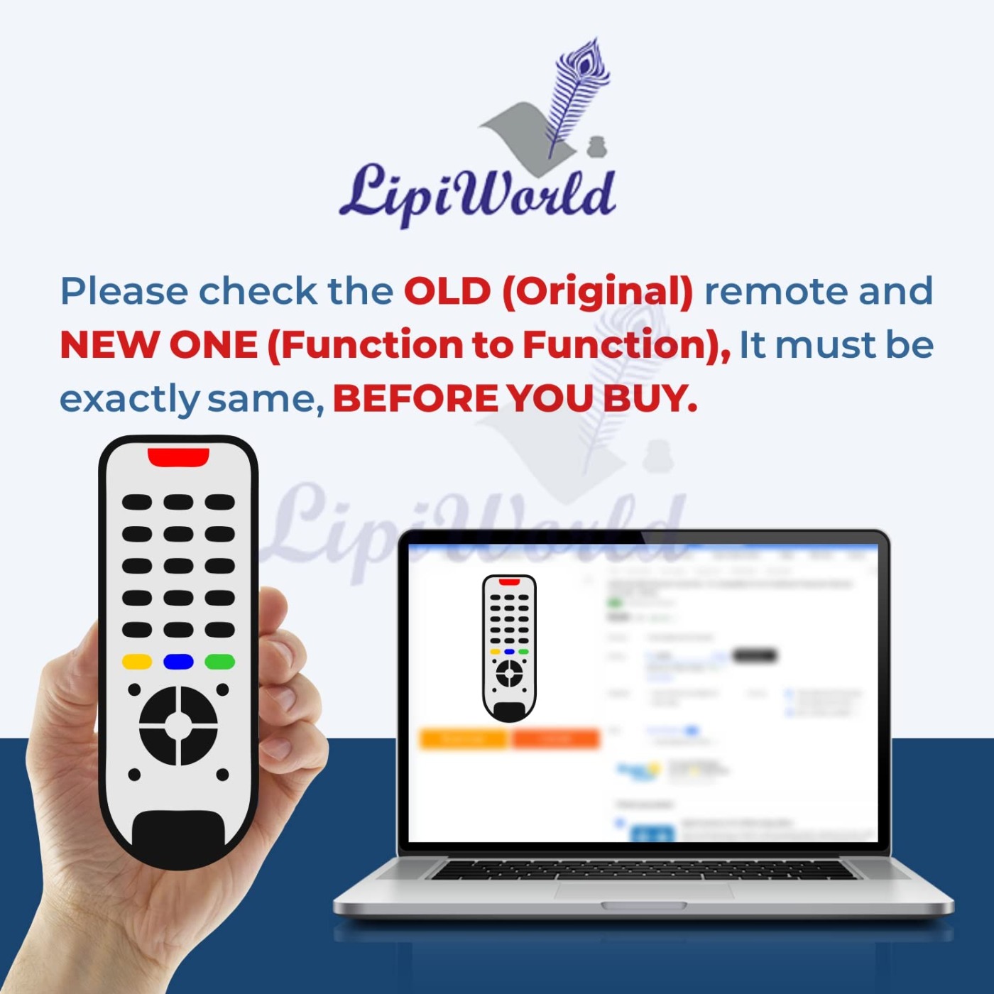 Lripl LRIPL UN85 AKB72915208 LED LCD TV Remote Control Compatible with LG LED LCD TV Remote (Black)