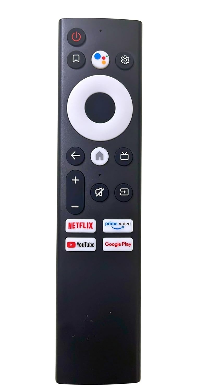 VEV Sansui Smart TV Remote With Netflix Prime Video YouTube Google Play Function Control Compatible With Sansui Smart TV (BLACK)
