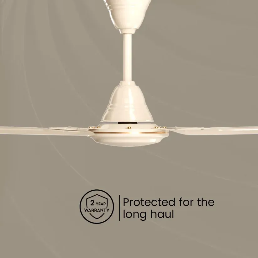 Crompton Sea Bliss 48-inch Ceiling Fan (Ivory) - Ivory