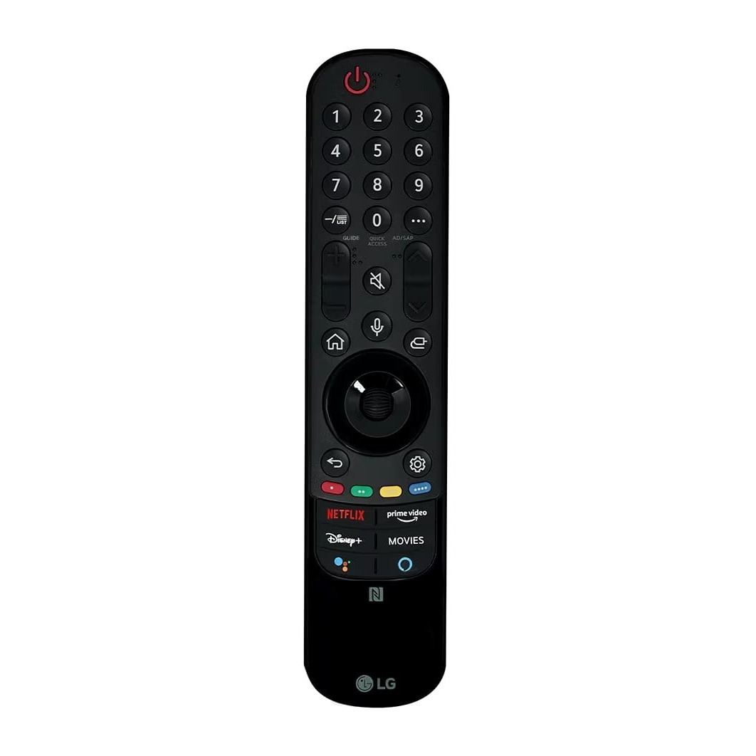LG Compatible Voice Magic Remote AKB76045009 For MR24GA Smart TV Magic Remote With Voice, Pointer & Scroll All 6 Function (BLACK)
