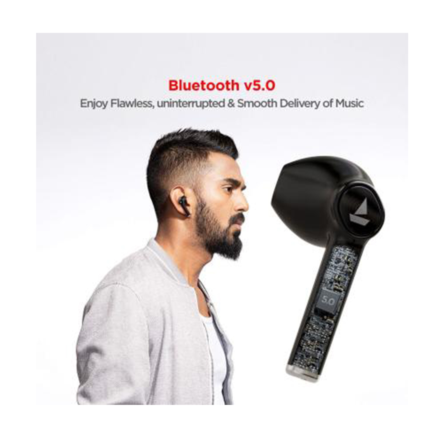 boAt Airdopes 131 Bluetooth Truly Wireless in Ear Earbuds with Mic (Black)