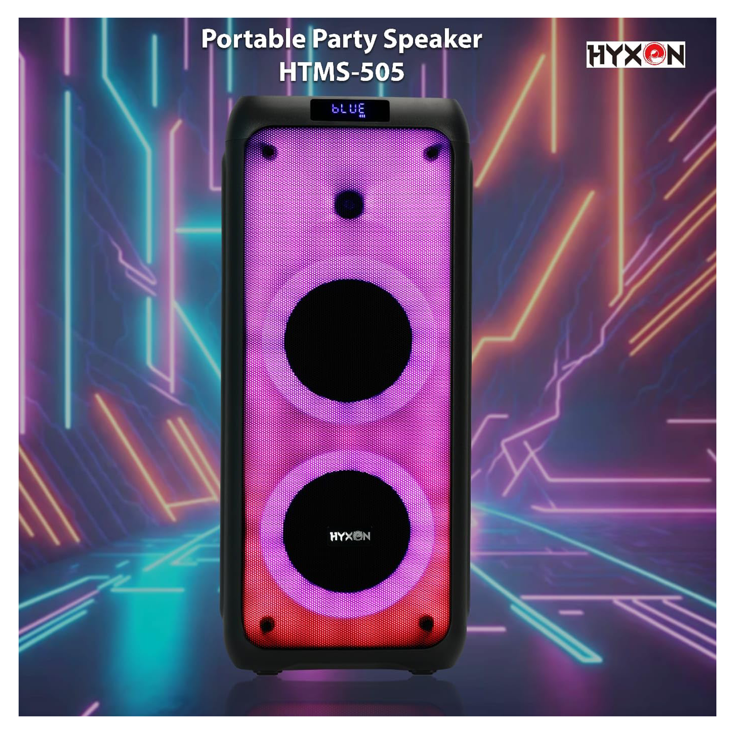 HYXON HTMS-505 Party Speaker High-End Outdoor Speaker | Powerful Boost Bass (Black)