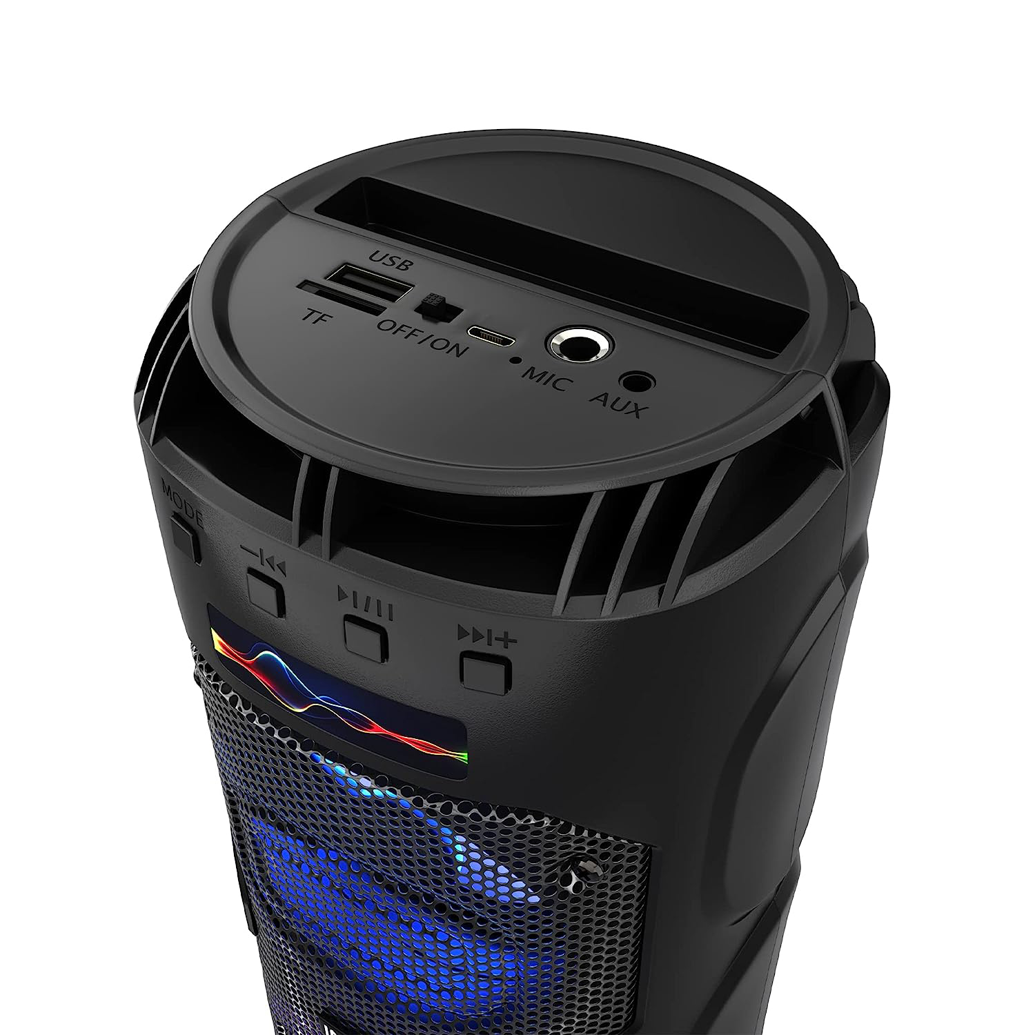 Intex BEAST 1003 Portable Wireless BT Speaker with 12W Sound Output, Up to 8 Hrs Music Play Time, True Wireless Feature, Multi-Connectivity Modes (Black)