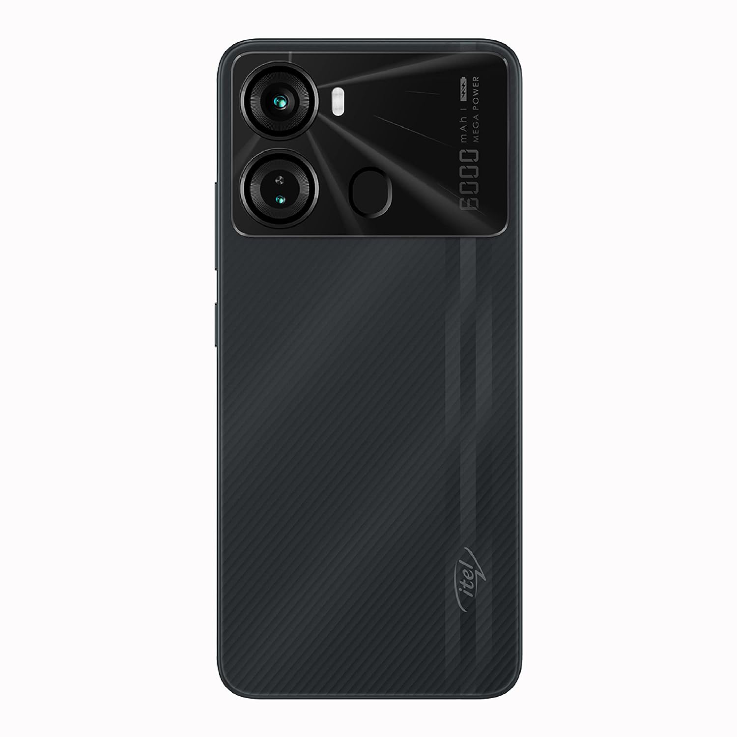 itel P40 6000mAh Battery with Fast Charging | 3GB RAM + 32GB ROM, Up to 6GB RAM with Memory Fusion | 13MP AI Dual Rear Camera (Force Black)