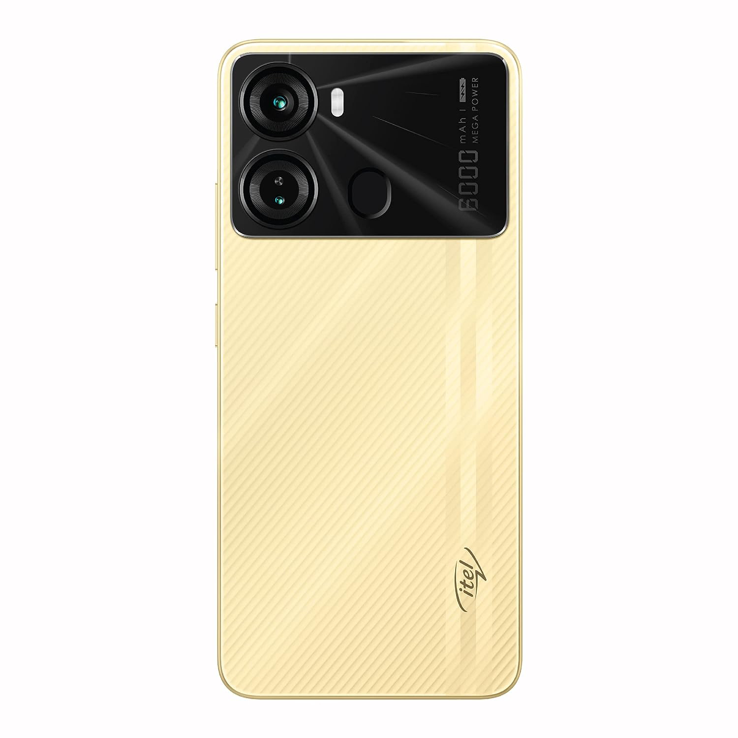 Itel itel P40 6000mAh Battery with Fast Charging | 4GB RAM + 64GB ROM, Up to 7GB RAM with Memory Fusion | 13MP AI Dual Rear Camera (Luxurious Gold) - 