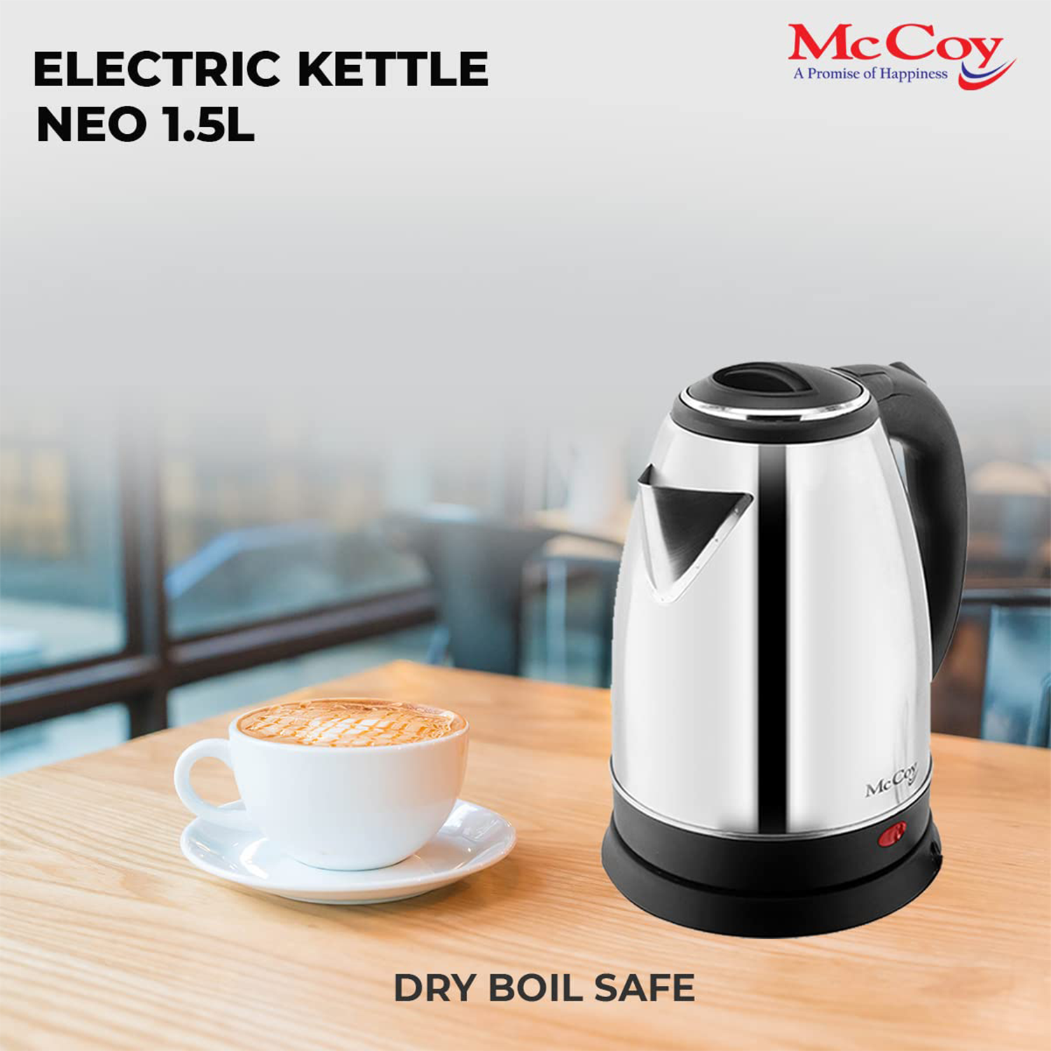 McCoy NEO 1.5-Litre Electric Kettle