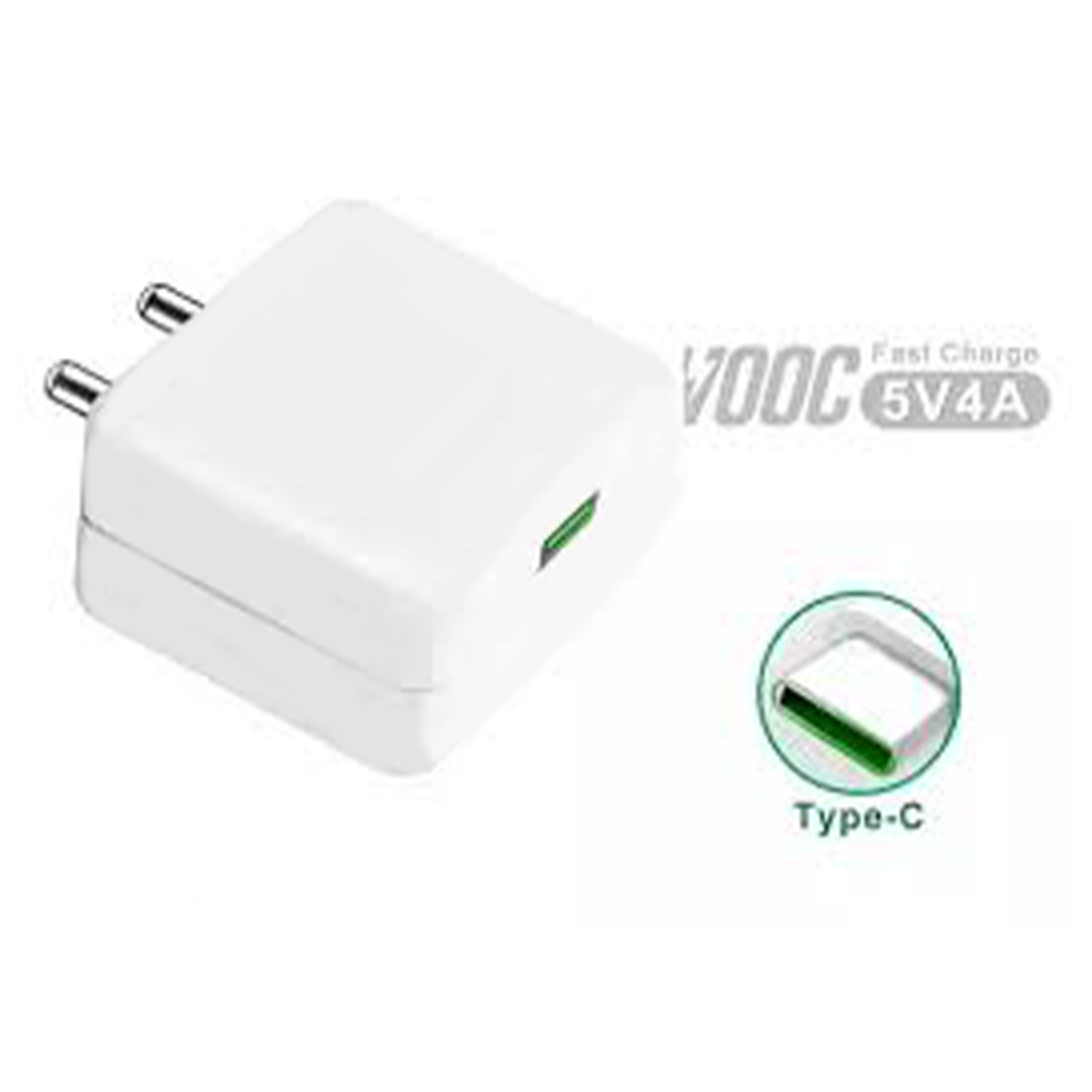 VEV OPPO 85W Super V00C Power Adapter Super Fast Charger Compatible for OPPO Reno 8 Series, OPPO F23 and Other Android Phones Supporting V00C Charging (White)