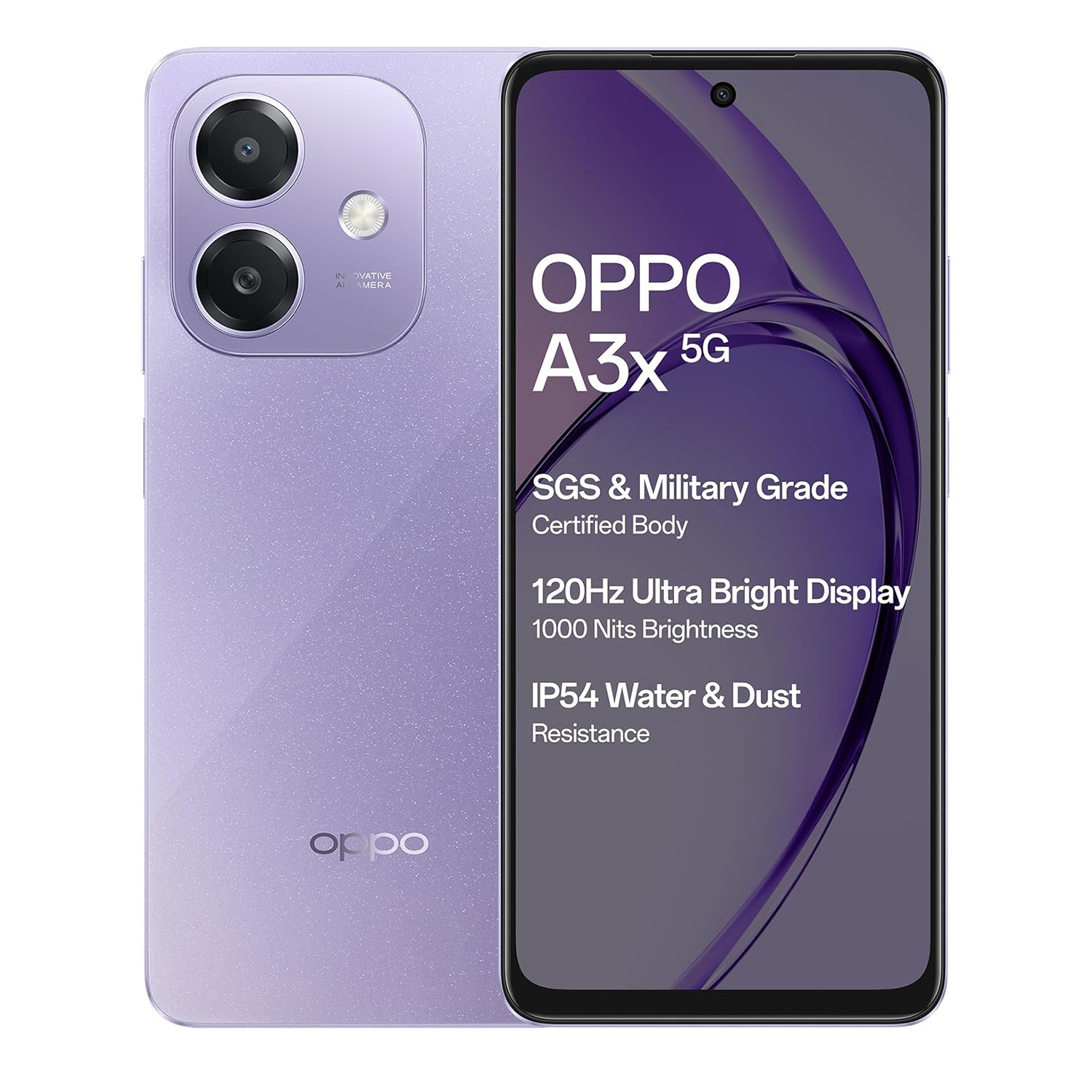 OPPO A3x 5G 4GB RAM, 64GB Storage |6.67” HD+ 120Hz Refresh OPPO A3x 5G 4GB RAM, 64GB Storage |6.67” HD+ 120Hz Refresh