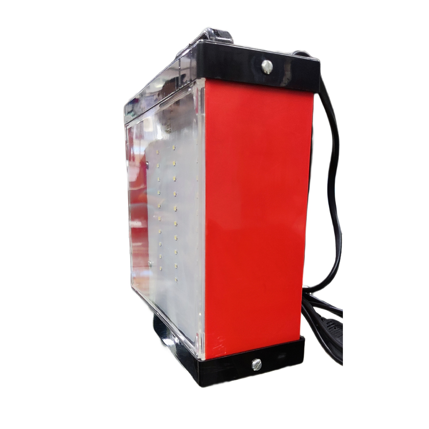 Shining Light SHINING LIGHT Rechargeable USB Emergency Light 230 Volts (Black & Red)