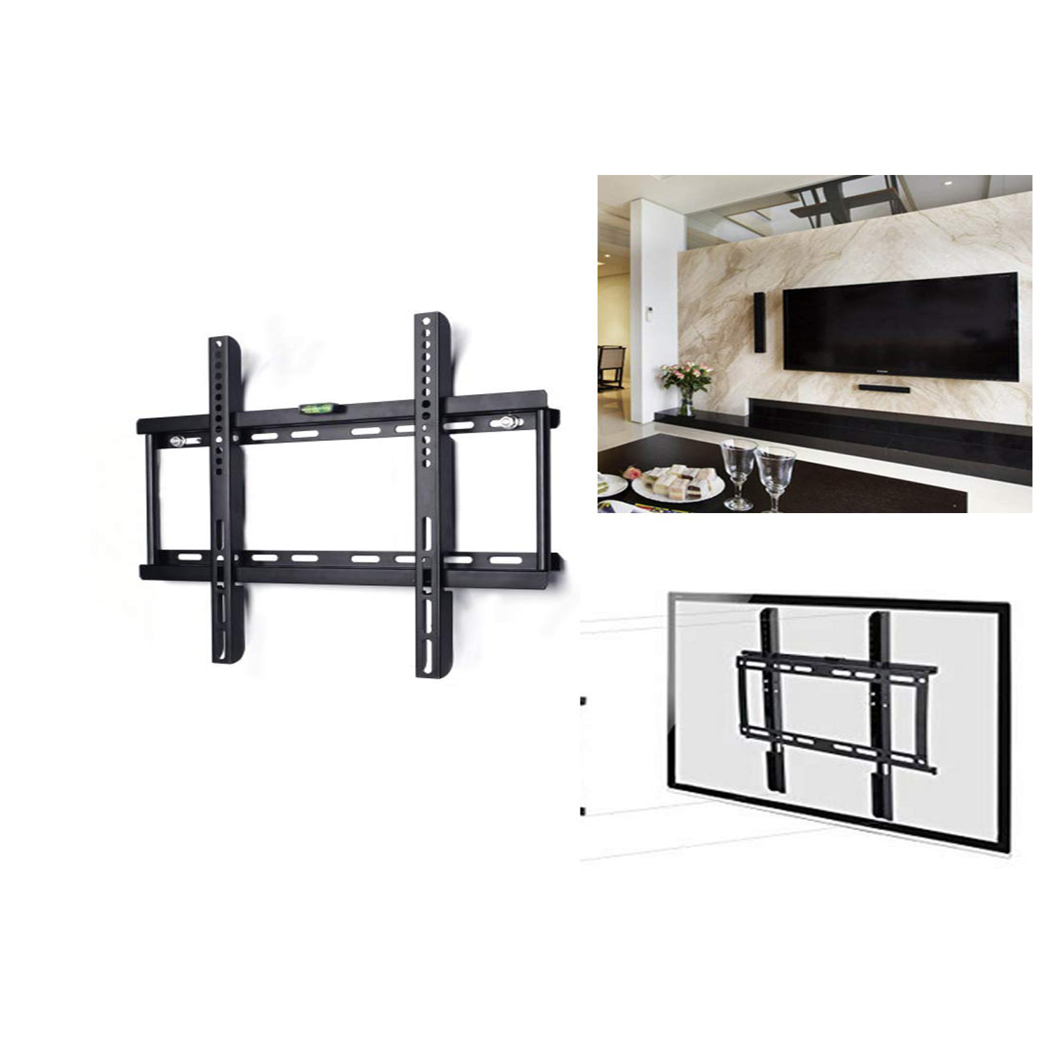 Shreyam 26"-63" LCD/LED Wall Mount SE 144 (Black)