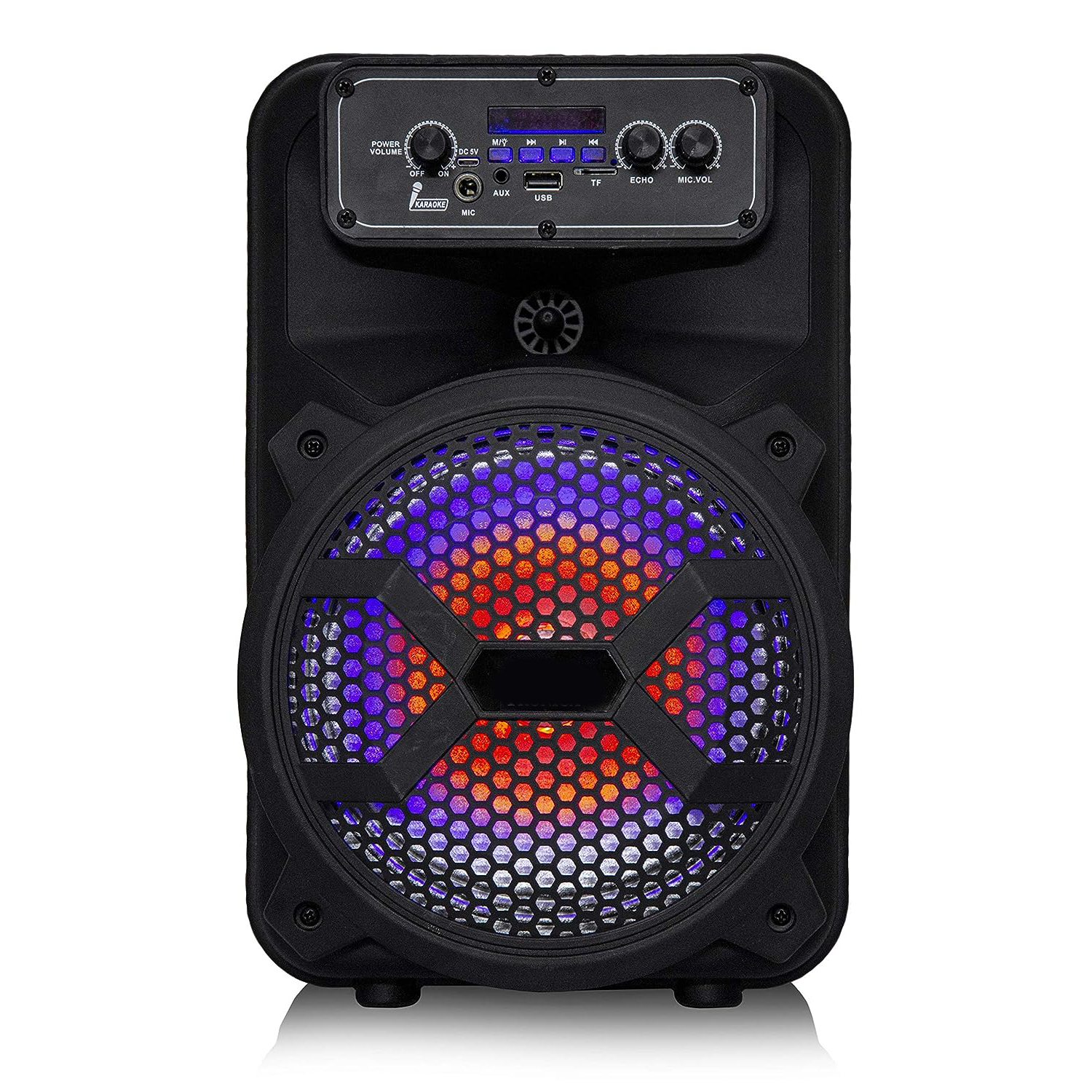 Truvison JHANKAAR PRO 4000W Portable & Rechargeable Speakers (Black)