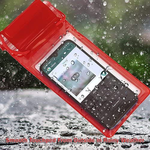 VEV Brand Rain Protection Mobile Cover with Triple Layer Protection, Pouch Case for All Mobile Phone, Waterproof Phone Pouch ( 1 Pc )