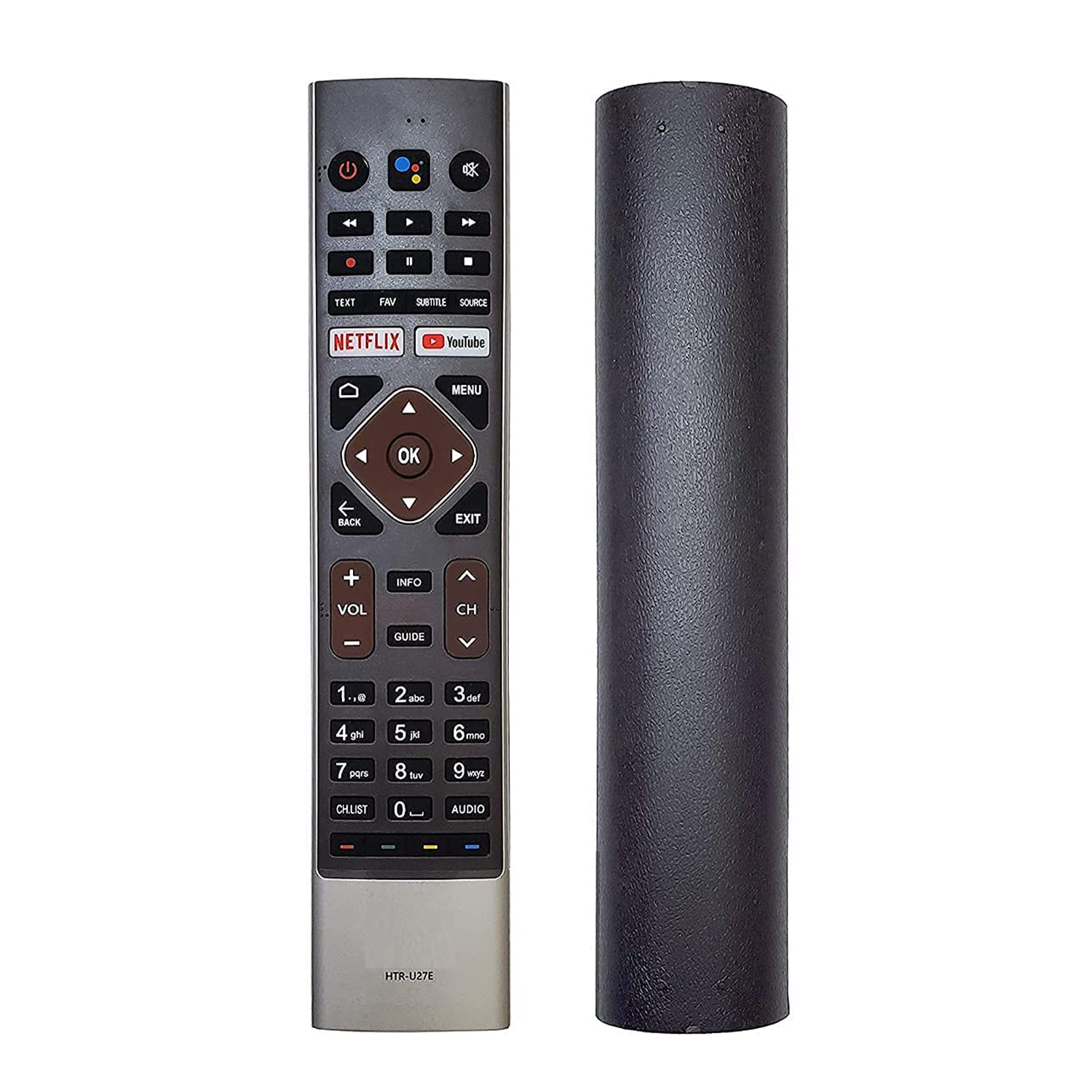 VEV Haier Remote Compatible for HTR-U27E Haier LED/LCD TV Remote (Black)