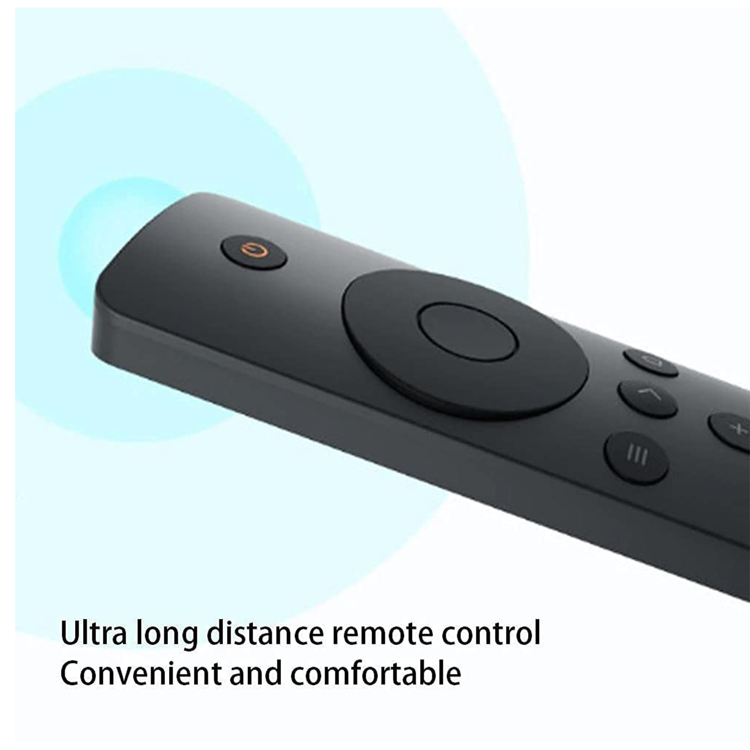 VEV mi Remote Control Compatible for mi Smart Android 4K LED Remote (Black)