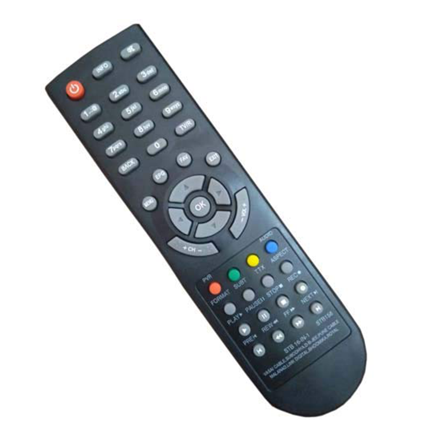 VEV STB156 STB 16-in-1 Set Top Box Remote Control Compatible for Signet