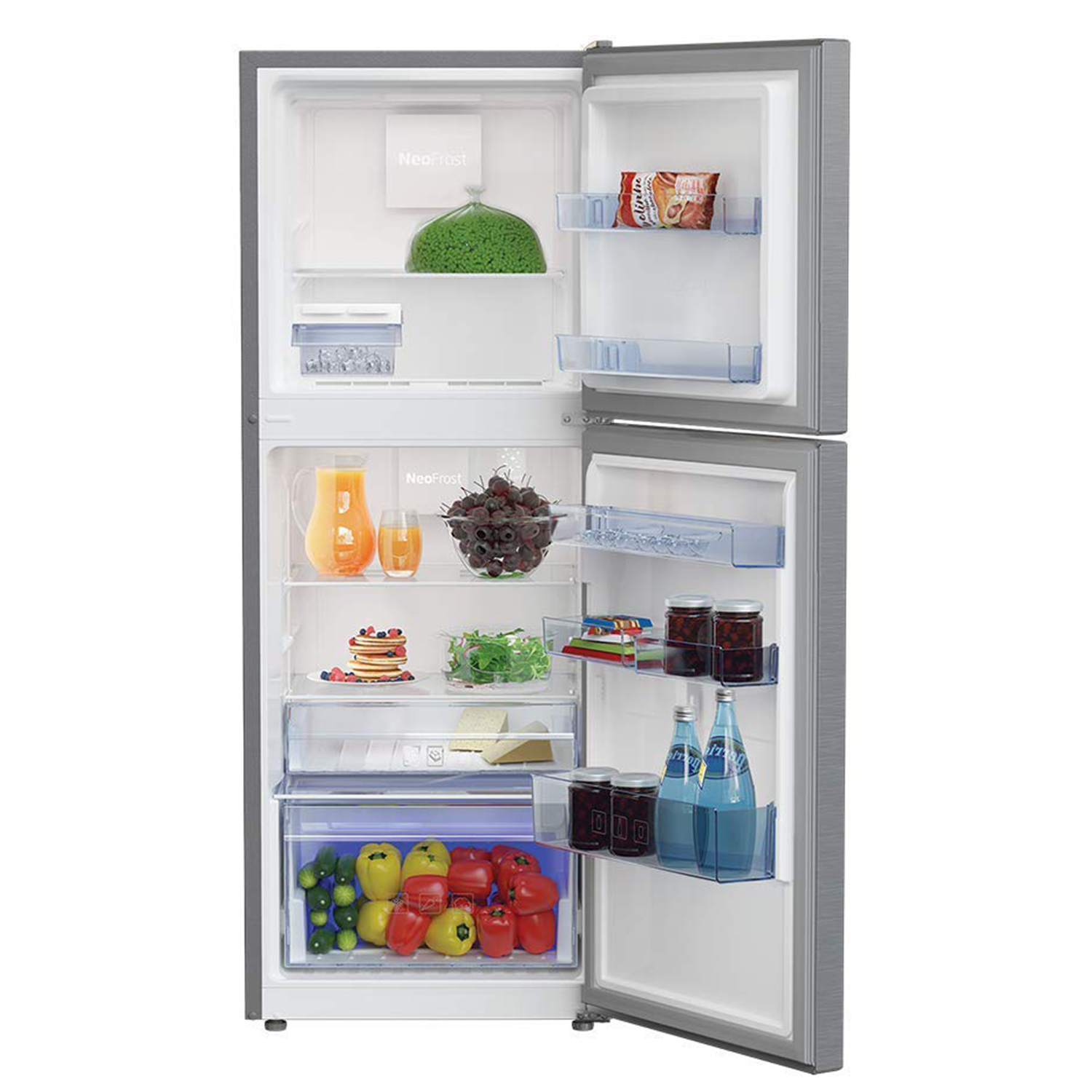 Voltas Beko 230 L Direct Cool Double Door 1 Star Refrigerator RFF265E (Silver)