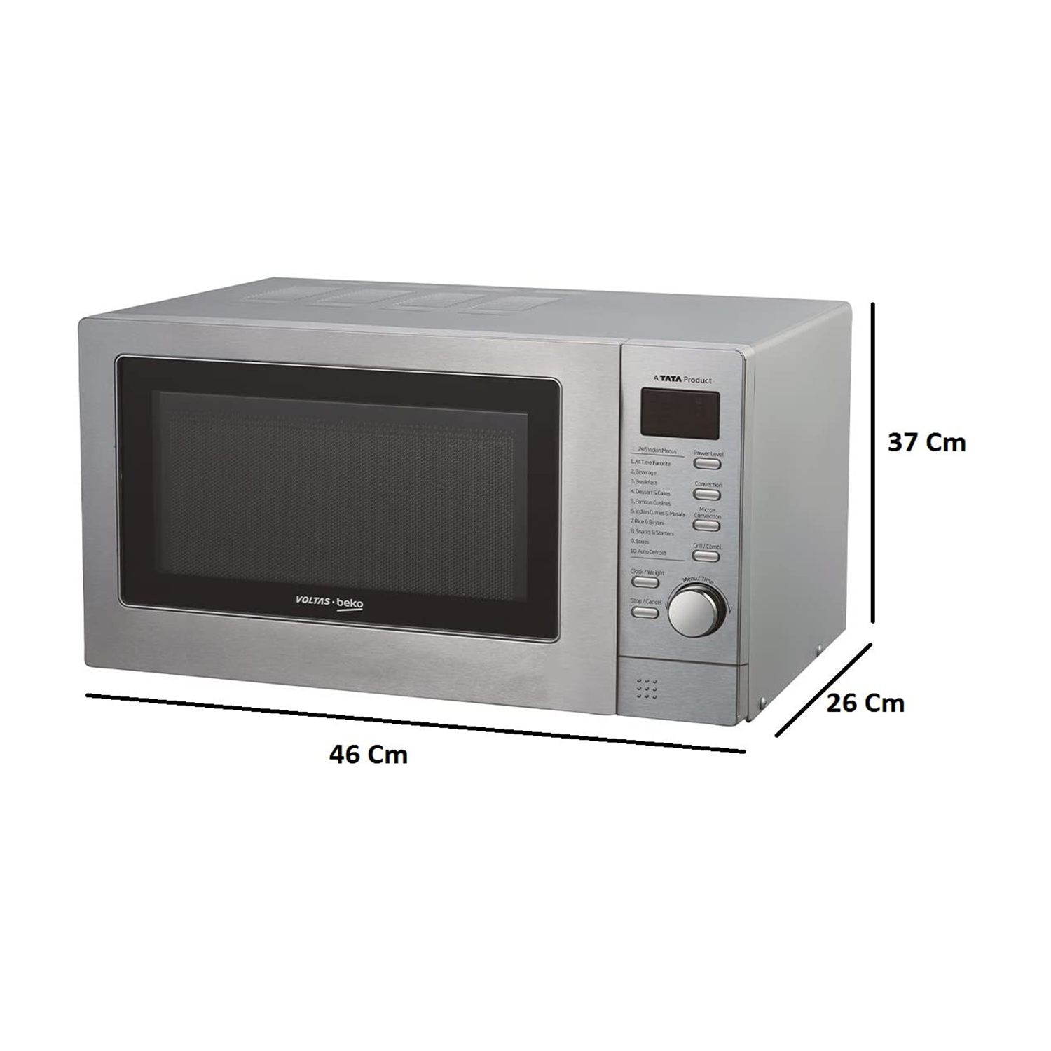 Voltas beko MC20SD 20 L Convection Microwave Oven (Silver)