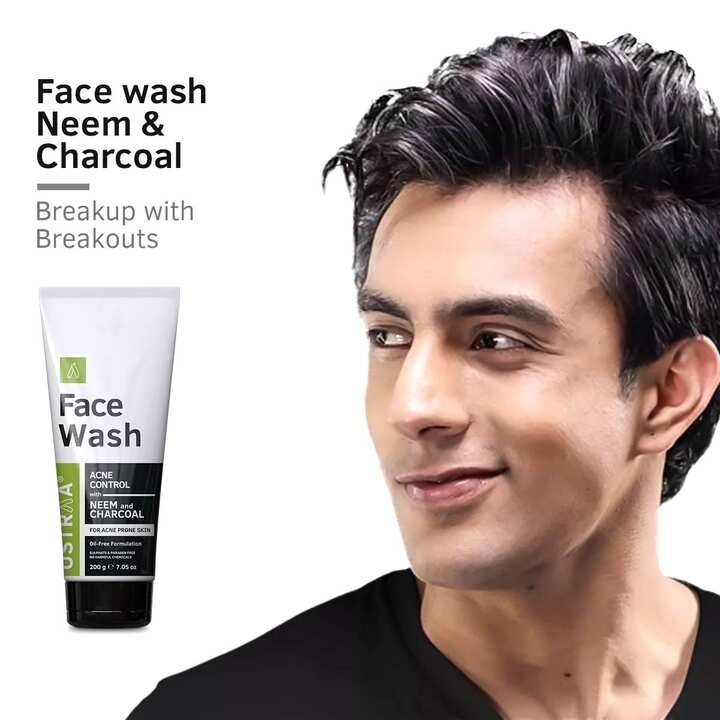 Face Wash Acne Control - With Neem & Charcoal 200g - MB Fashion