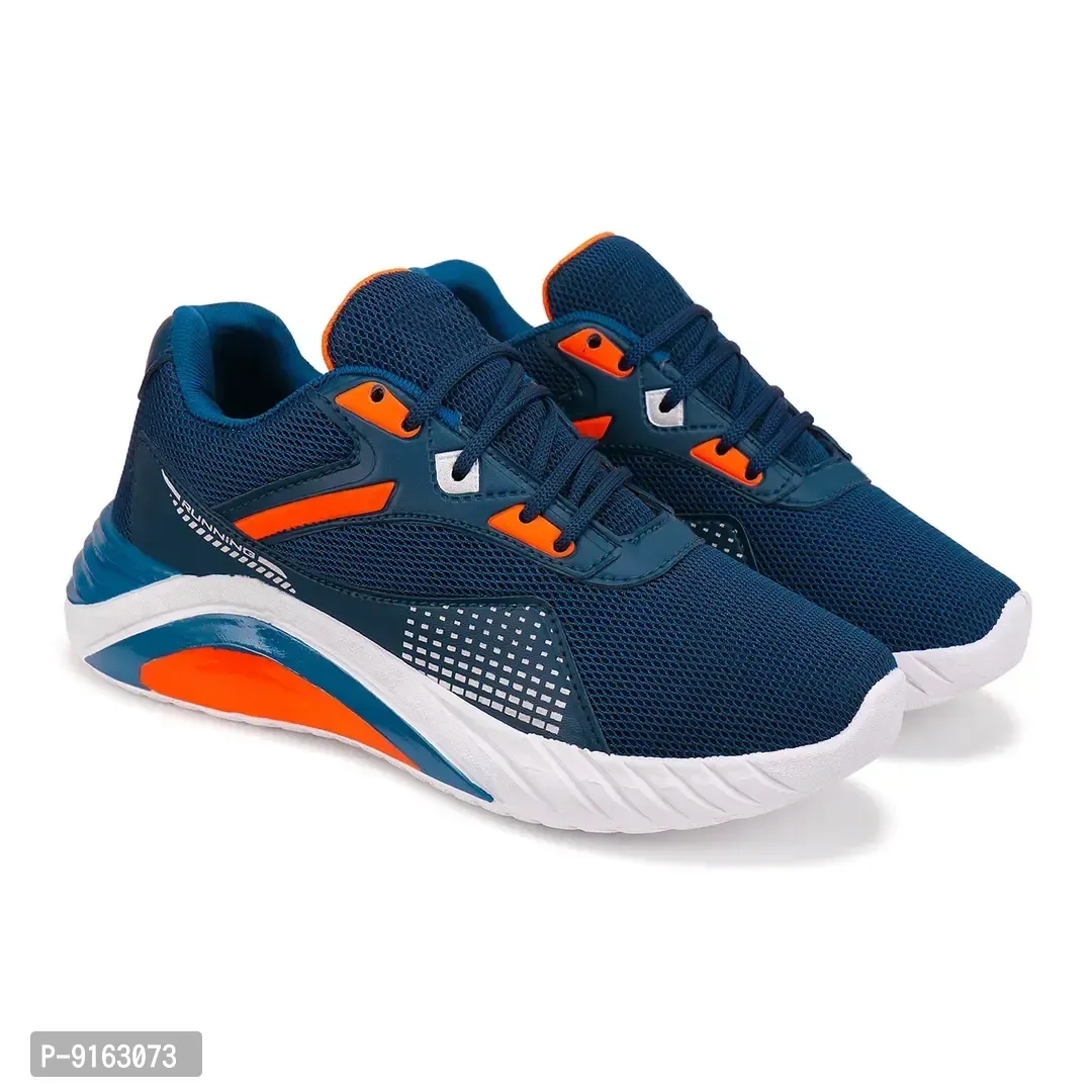 Elegant Canvas Self Design Sports Running Shoes For Men- Pack Of 2 - 8UK