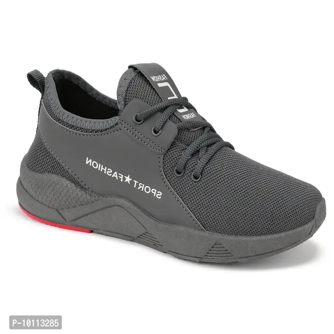 Stylish Fancy Canvas Sports Walking Shoes For Men - 8UK