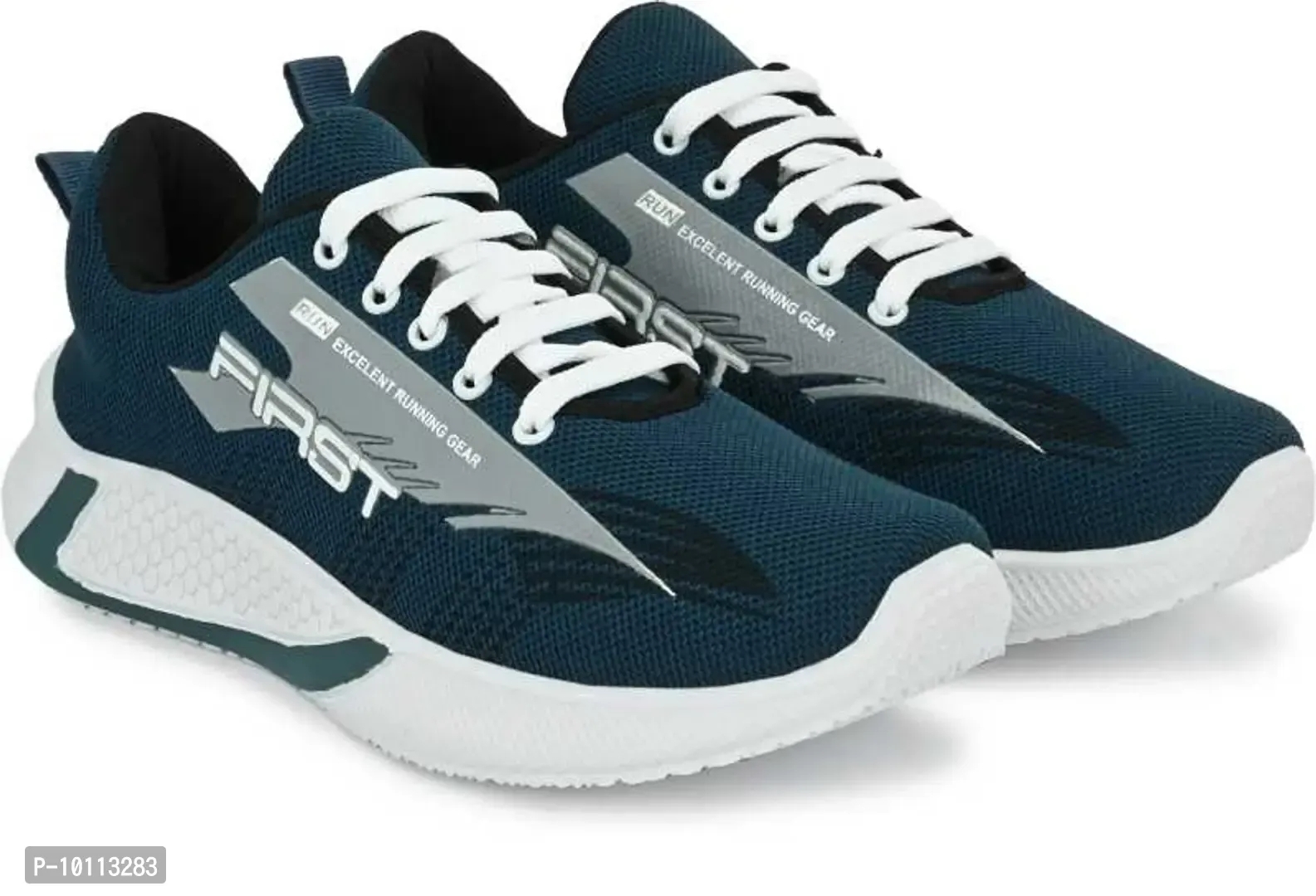 Stylish Fancy Canvas Sports Walking Shoes For Men - 8UK