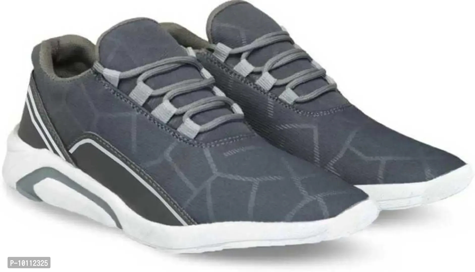 Stylish Fancy Canvas Sports Walking Shoes For Men - 8UK