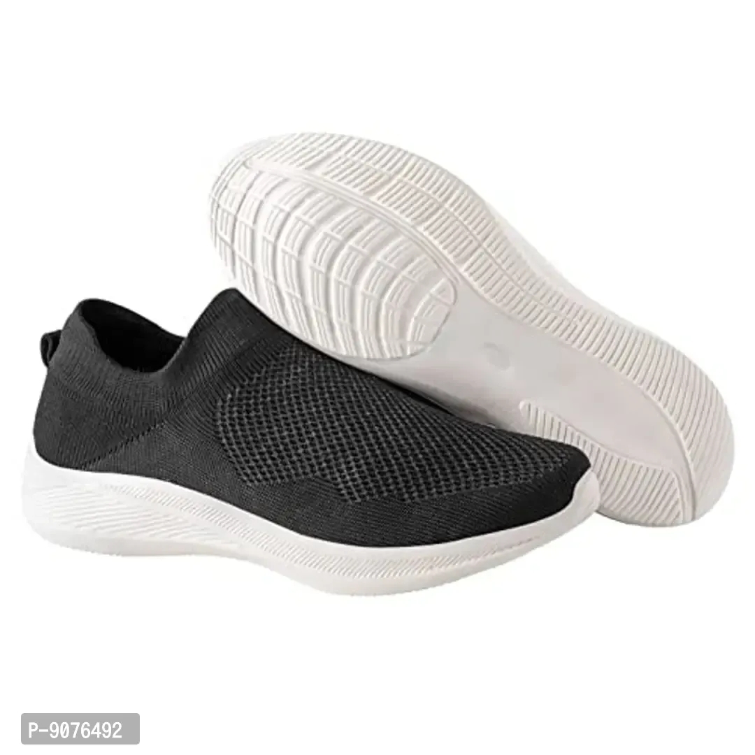 Enjoy Men Shoe Mesh Lightweight Slip On Walking and Running Casual Gym Shoes Sneakers - 7UK