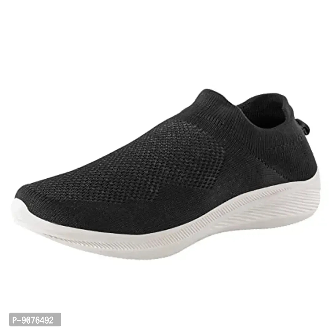 Enjoy Men Shoe Mesh Lightweight Slip On Walking and Running Casual Gym Shoes Sneakers - 7UK