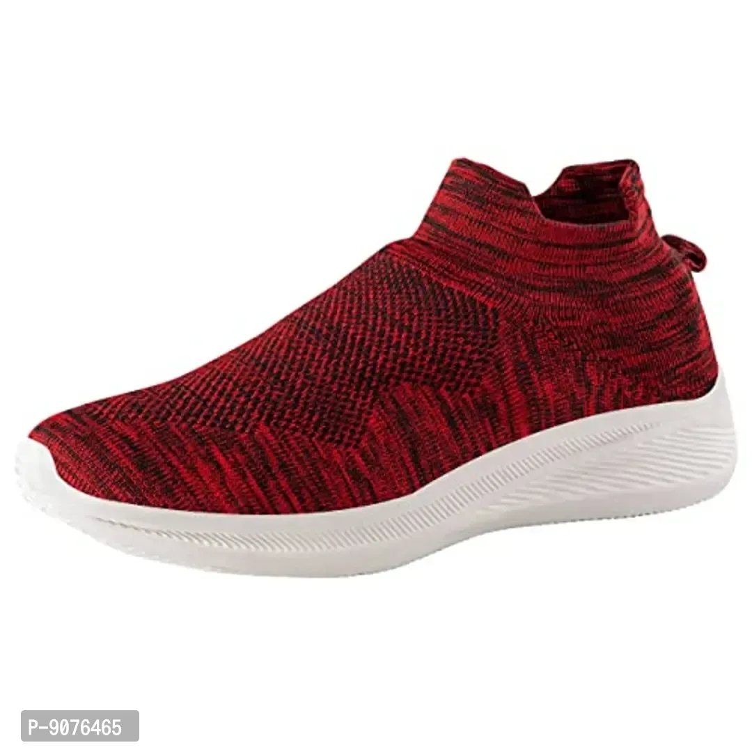 Enjoy Men Shoe Mesh Lightweight Slip On Walking and Running Casual Gym Shoes Sneakers - 6UK