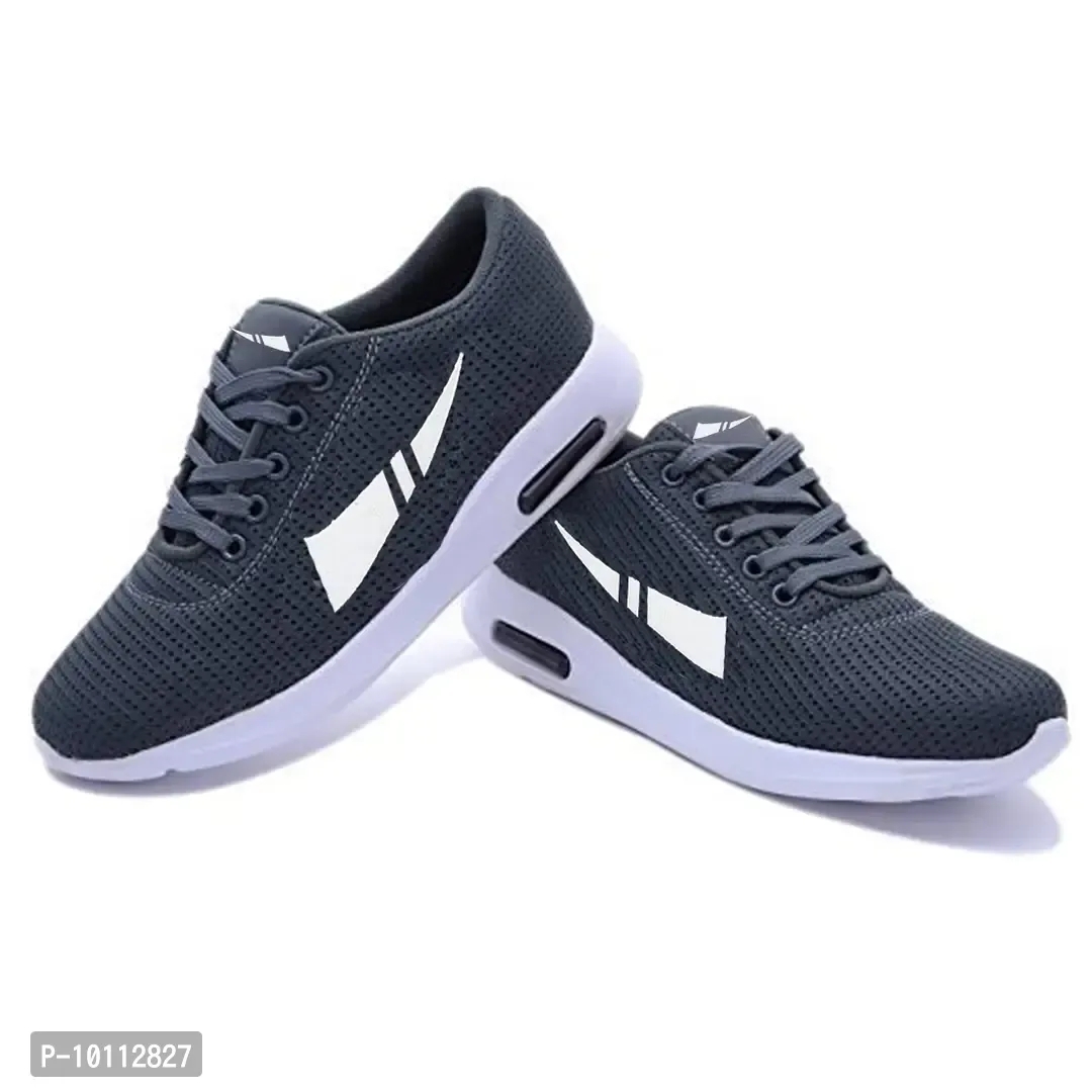 Stylish Fancy Canvas Sports Walking Shoes For Men - 8UK