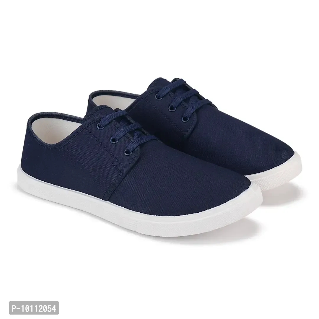 Stylish Fancy Canvas Sneakers Walking Shoes For Men - 10UK