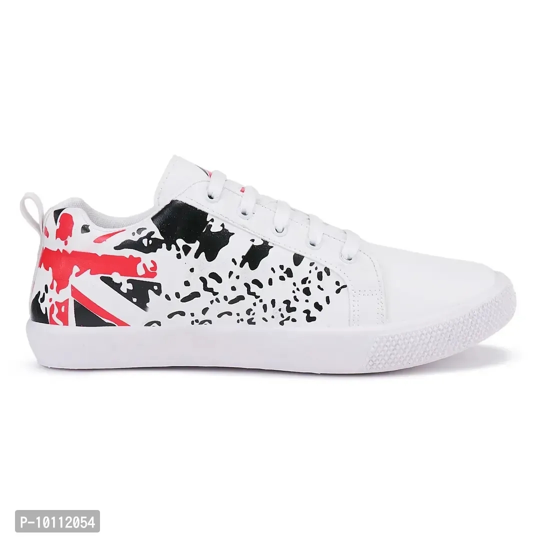 Stylish Fancy Canvas Sneakers Walking Shoes For Men - 10UK