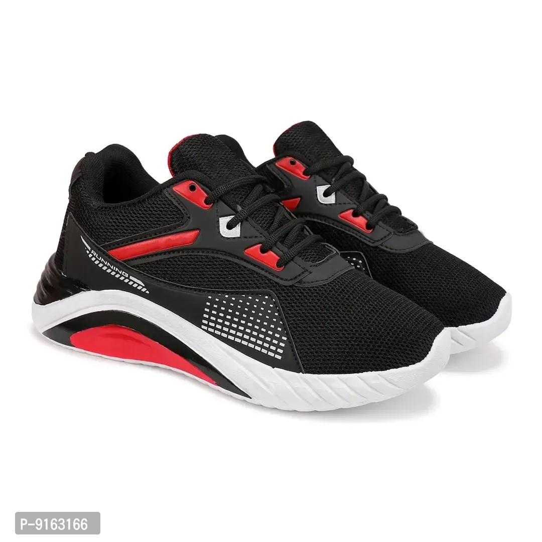 Elegant Canvas Self Design Sports Running Shoes For Men- Pack Of 2 - 6UK