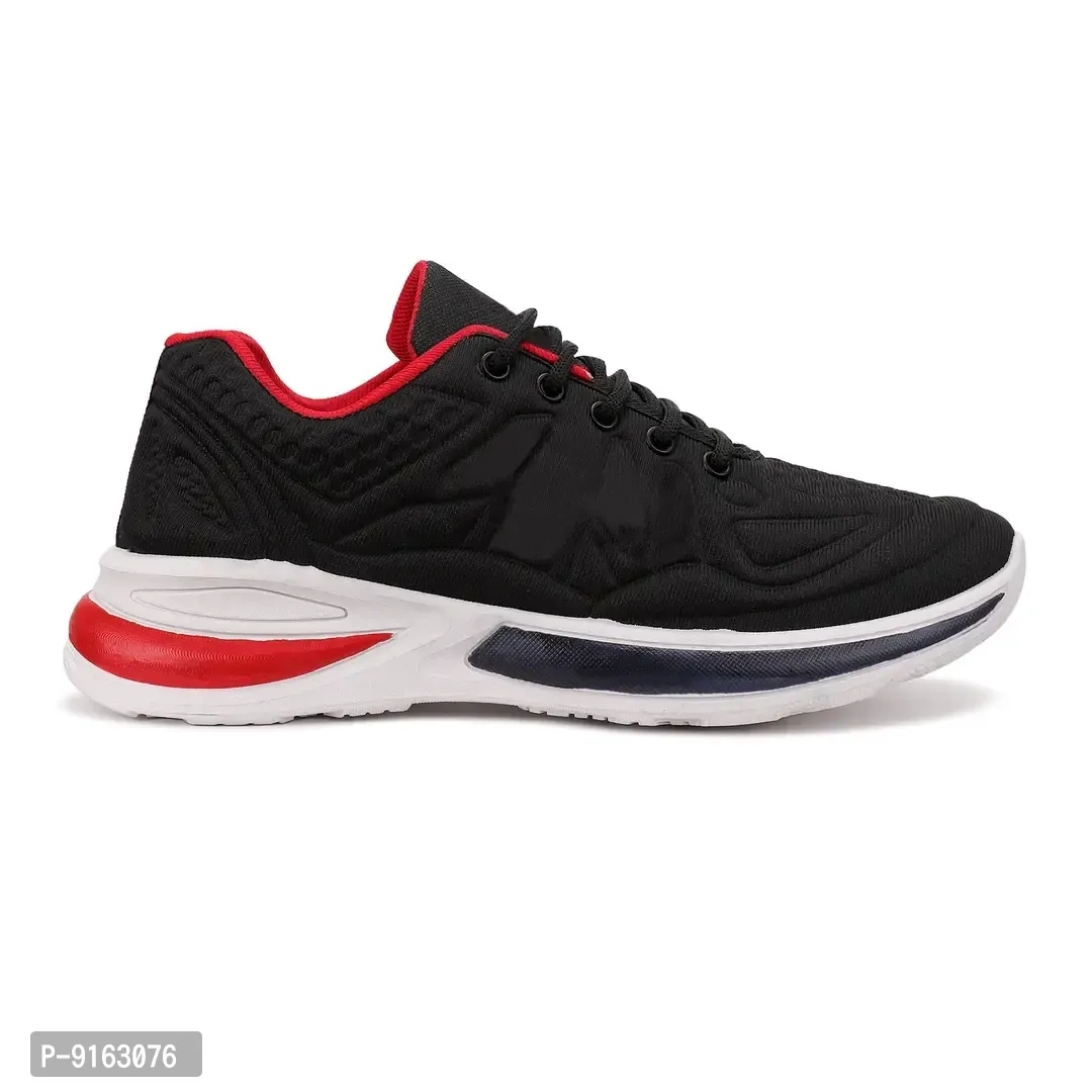 Elegant Canvas Self Design Sports Running Shoes For Men- Pack Of 2 - 6UK