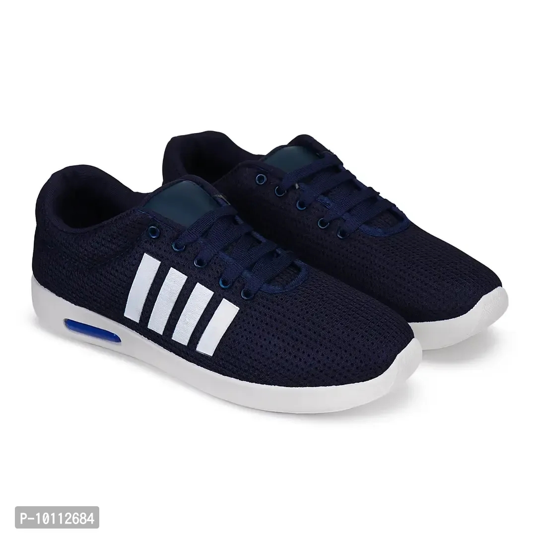 Stylish Fancy Canvas Sports Walking Shoes For Men - 8UK