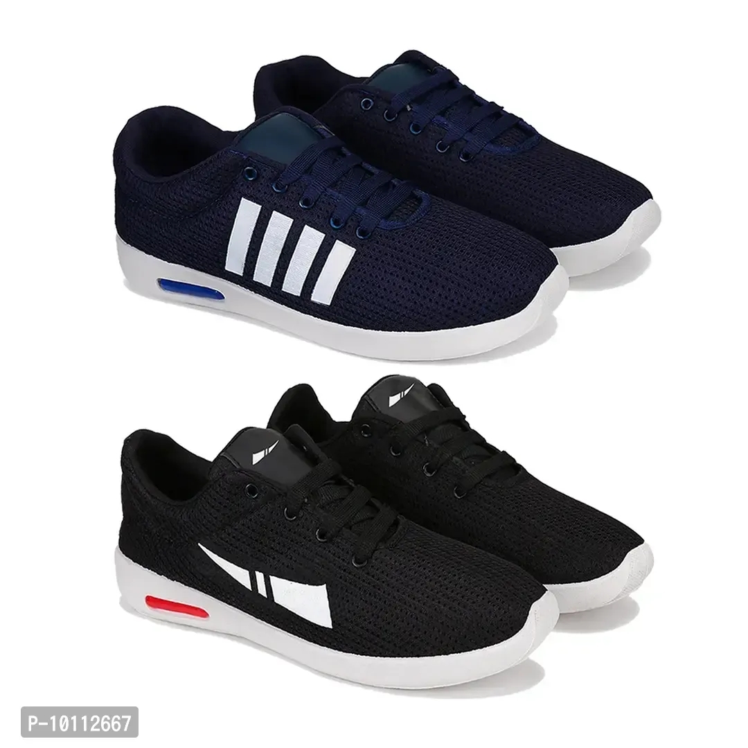 Stylish Fancy Canvas Sports Walking Shoes For Men - 6UK