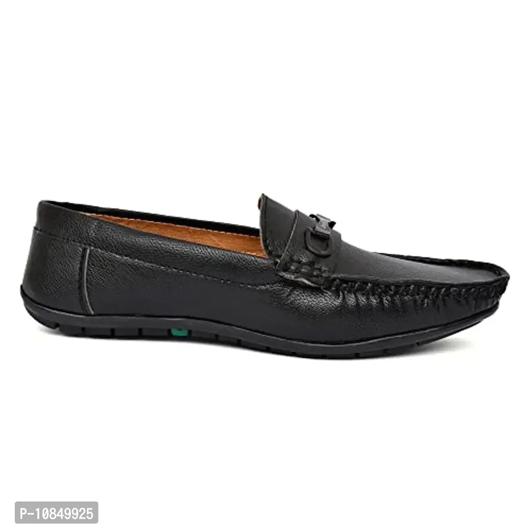 Arceus Shose Men's Leather Formal Loafers Casual Slip-on Moccasin Formal Loafers Shoe for Men - 7UK