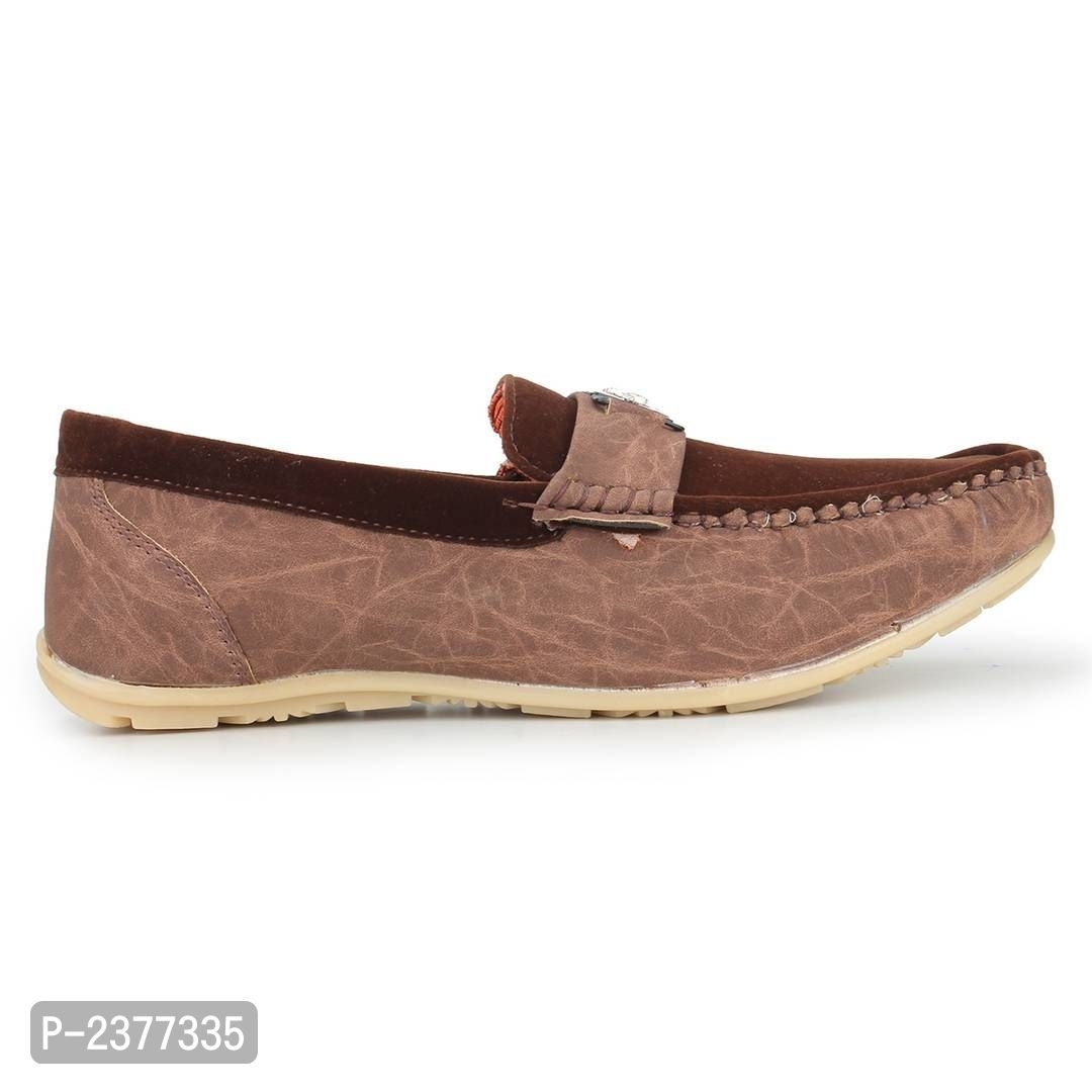 Porche Brown Loafers for Men - 6UK