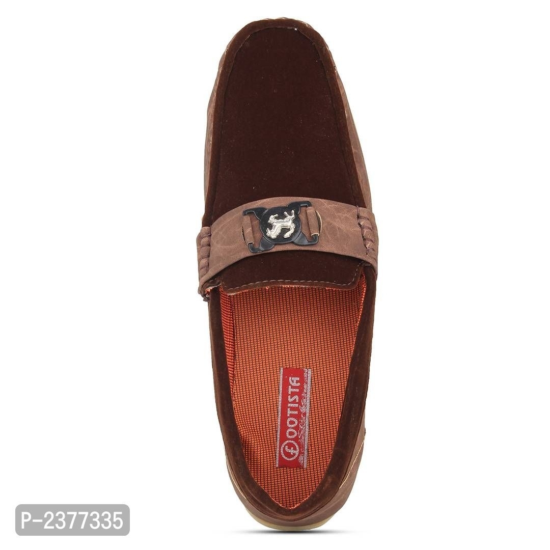 Porche Brown Loafers for Men - 6UK