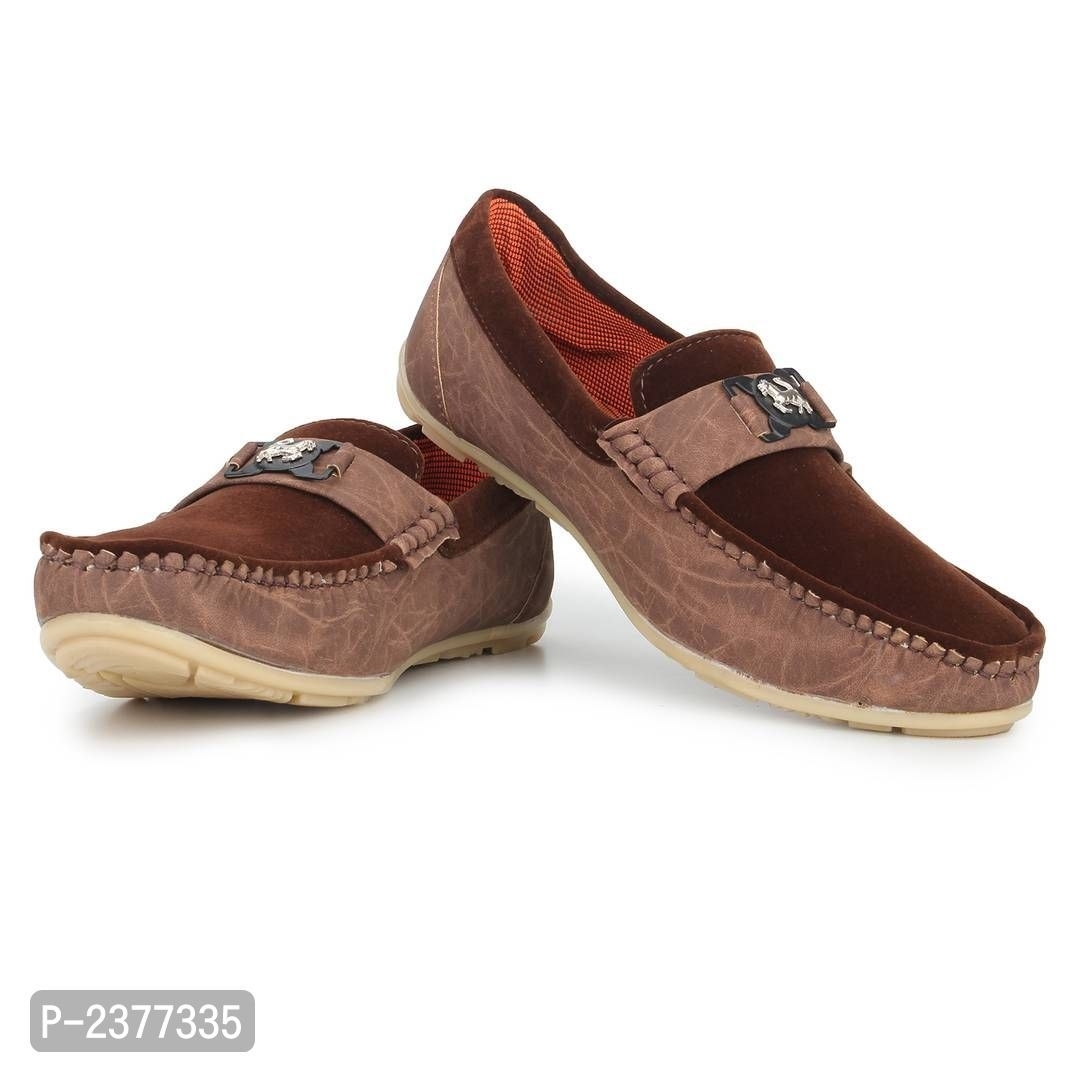 Porche Brown Loafers for Men - 7UK