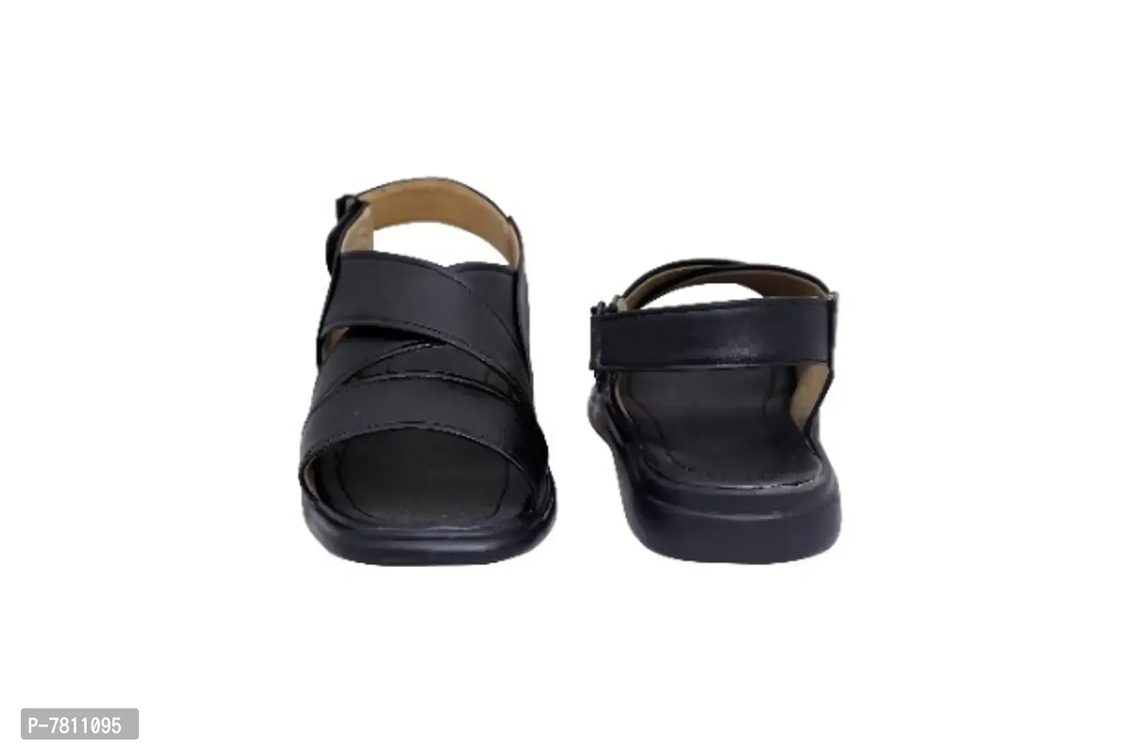 Men Black Casual Sandals - 9UK