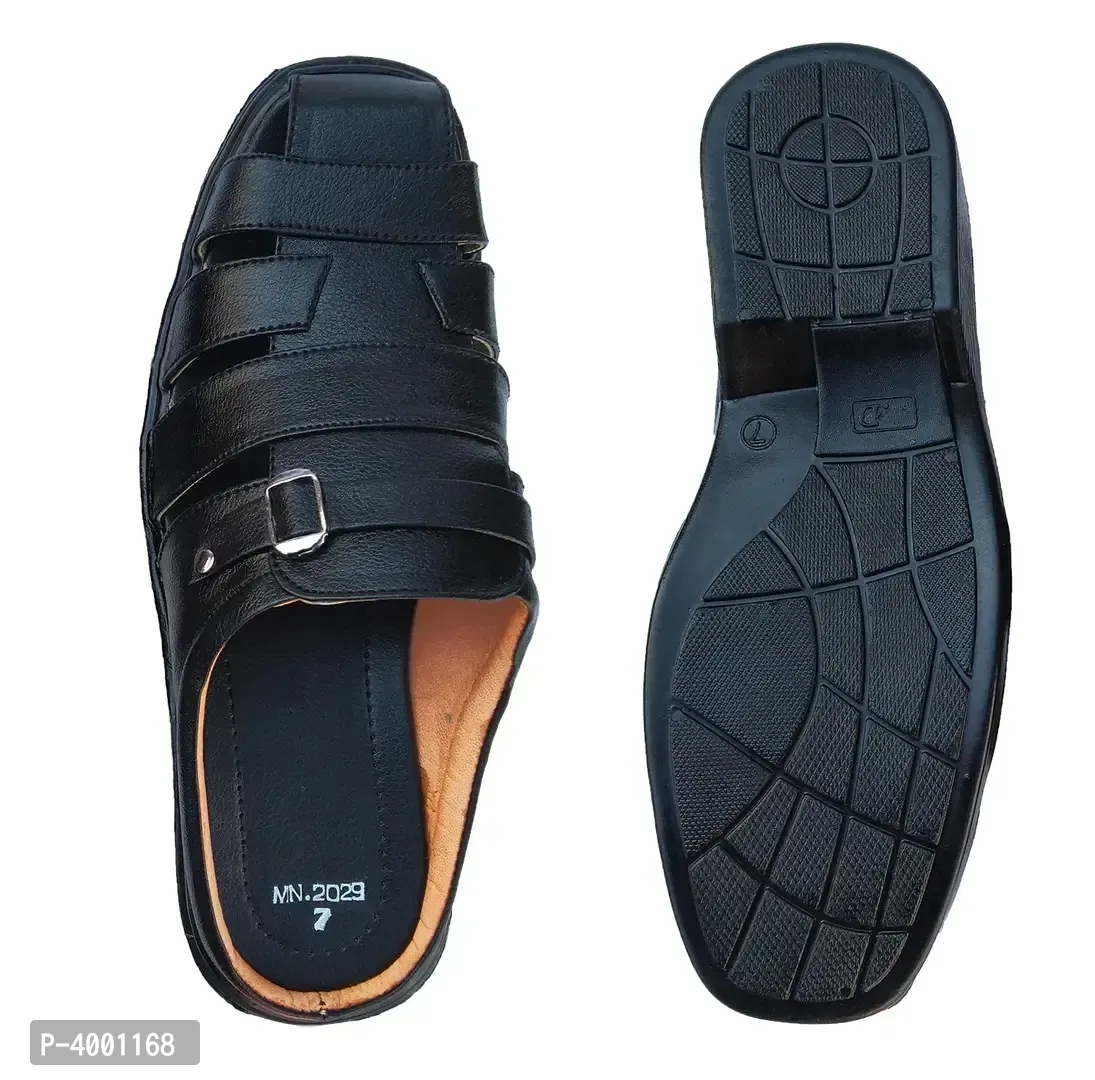 Stylish Black Leather SandalSize: UK5UK6UK7UK8UK9UK10 Color:  Black Type:  Sandals Style:  Solid DesignType:  Comfort Sandals Material:  LeatherWithin 6-8 business days However, to find out an actual date of delivery, please enter your pin code.This Product Is Made Of Premium Quality And Highly Material. KOLKATA'S famous Hand made HEAVY-DUTY export quality Genuine leather Sandel. - 8UK