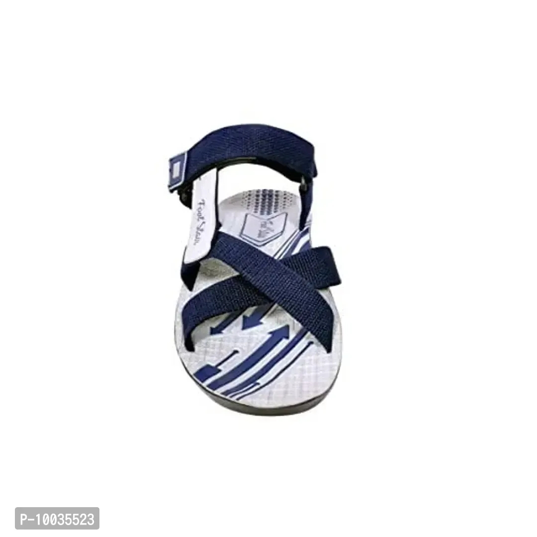 Creation Garg Men's Blue Sandals|Walkers|Floaters|Footstairs|Footwears - 6UK