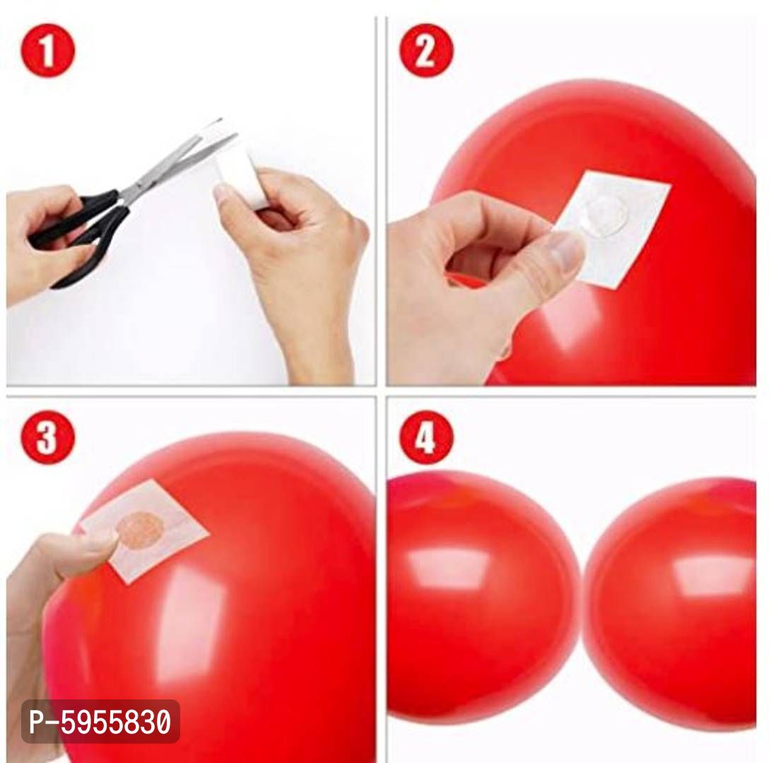 200 Pieces Balloon Glue Point Double Side Glue Stickers Adhesive Tape Craft for Wedding Party Balloon Decor Art