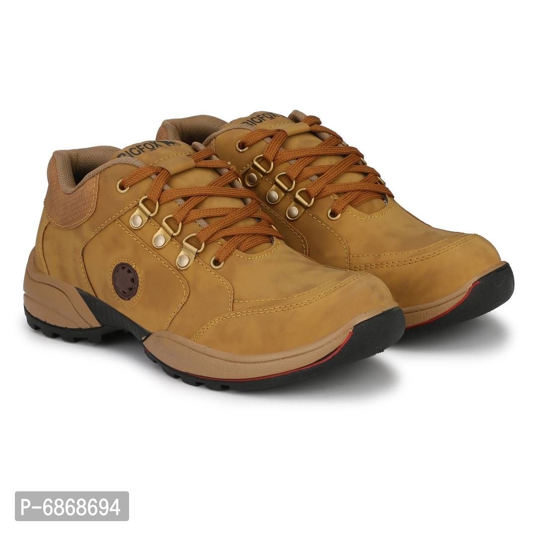 Men Outdoor Casual Trekking Riding Half Tan Boots Shoes - 10UK